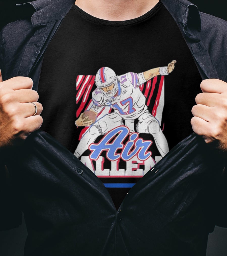 Buffalo Bills Air Allen Football Player Pose T-Shirt