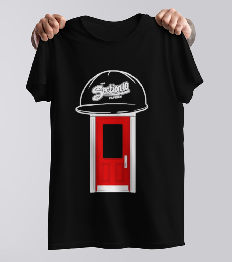 The Section 10 Tavern Red Door Boston Red Sox Fenway Park Baseball T-Shirt