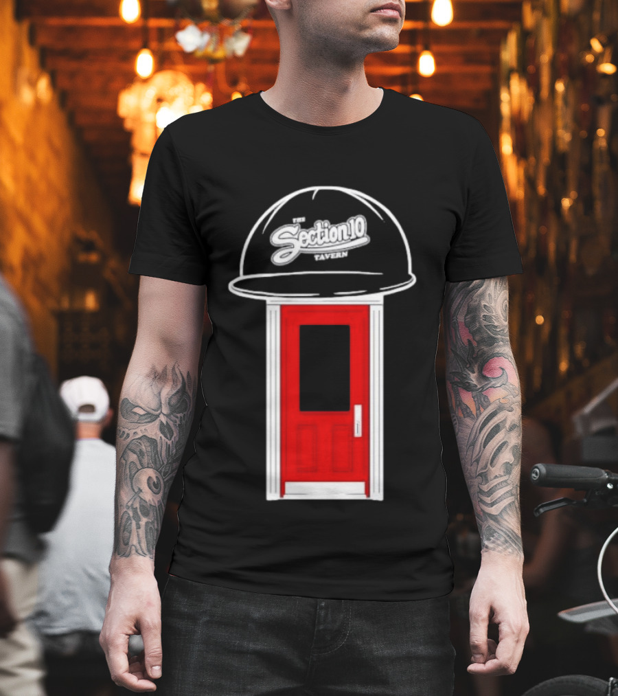 The Section 10 Tavern Red Door Boston Red Sox Fenway Park Baseball T-Shirt