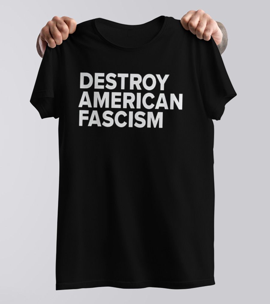Tom Morello Destroy American Fascism T-Shirt