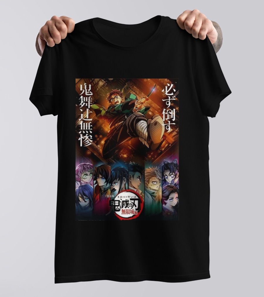 Infinity Castle Arc Kimetsu No Yaiba Demon Slayer Film Trilogy Characters T-Shirt