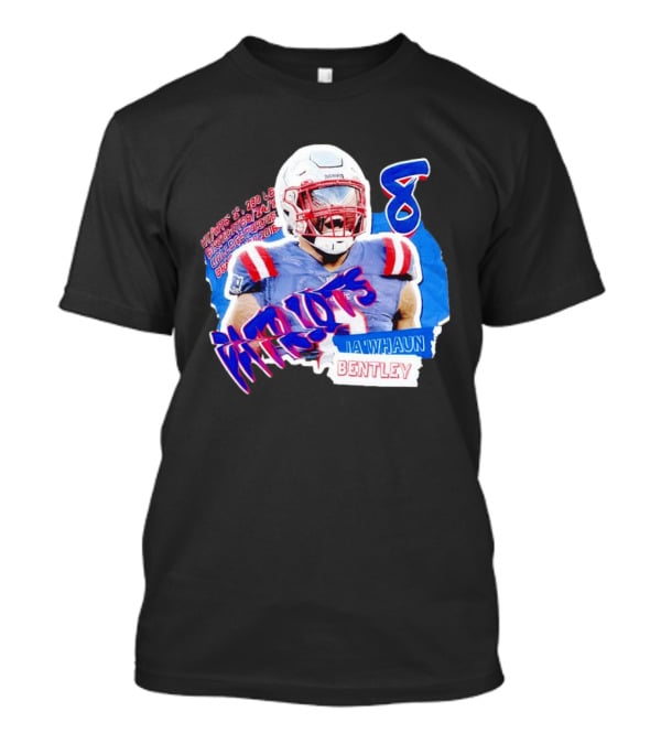 Patriots Ja'whaun Bentley New England 8 Football Superstars T-Shirt