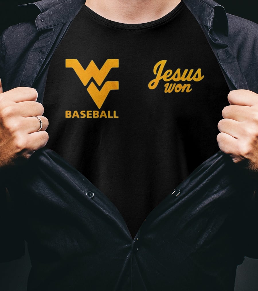 WV Baseball Jesus Won T-Shirt