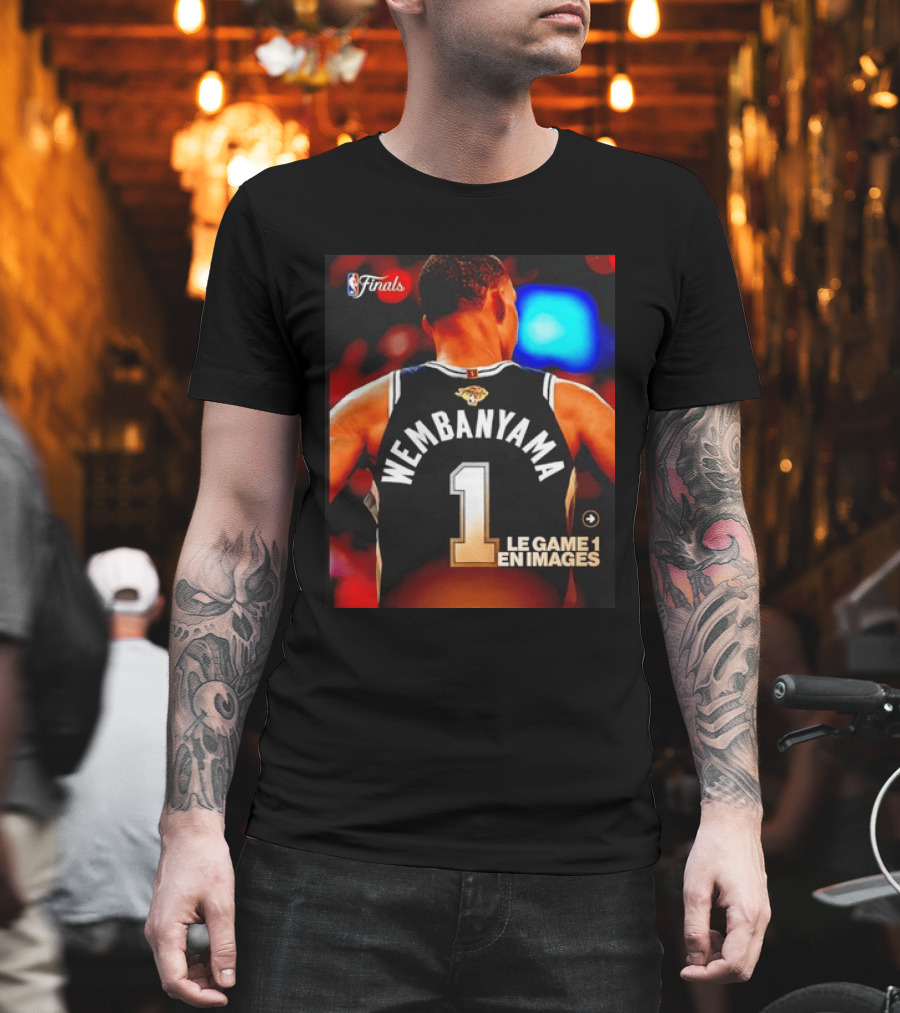 NBA Finals Wembanyama San Antonio Spurs Le Game 1 En Images T-Shirt