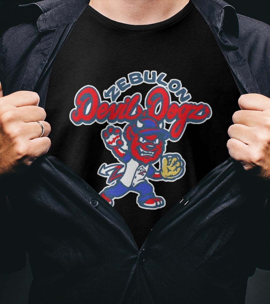 Zebulon Devil Dogz 2026 Baseball Team T-Shirt