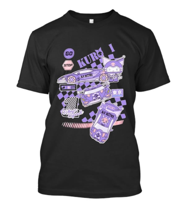 Kuromi Tokyo Speed Racing Number 07 Go Stop T-Shirt