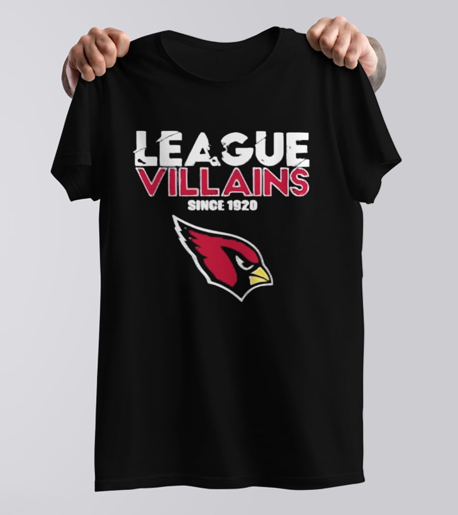 League Villains Since 1920 Arizona Cardinals T-Shirt