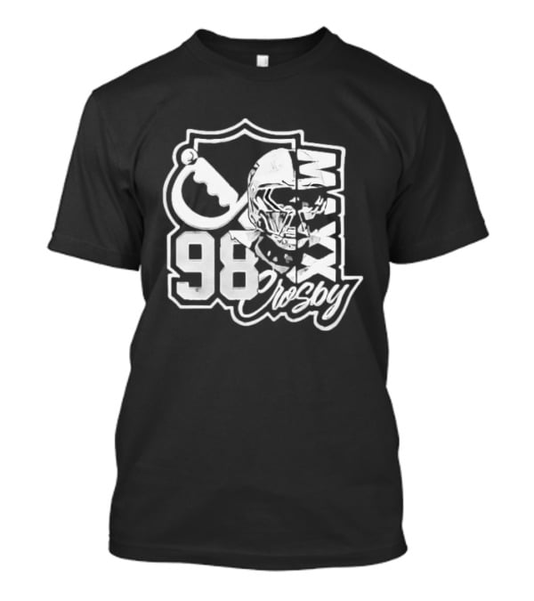 Maxx Crosby 98 Las Vegas Raiders NFL Football Helmet T-Shirt
