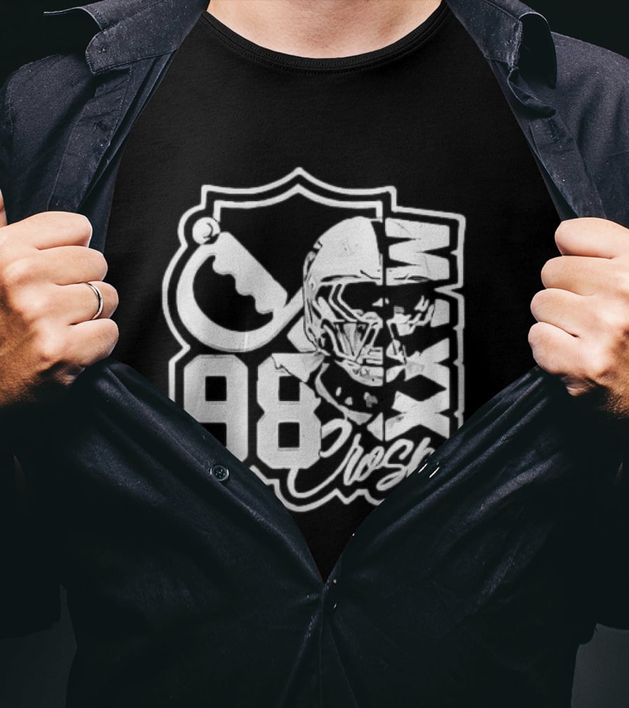 Maxx Crosby 98 Las Vegas Raiders NFL Football Helmet T-Shirt