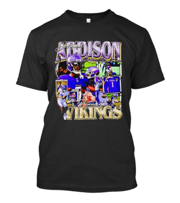 Jordan Addison Minnesota Vikings Stars And Highlights T-Shirt
