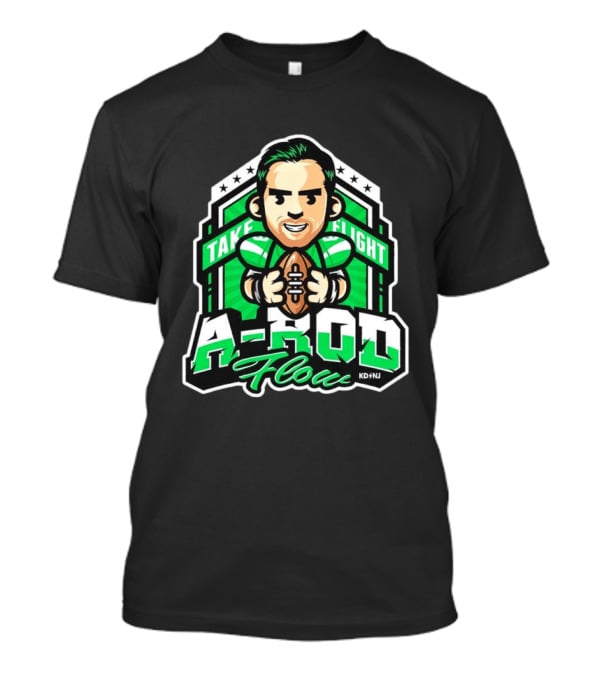 New York Jets Aaron Rodgers Take Flight A Rod Flow T-Shirt