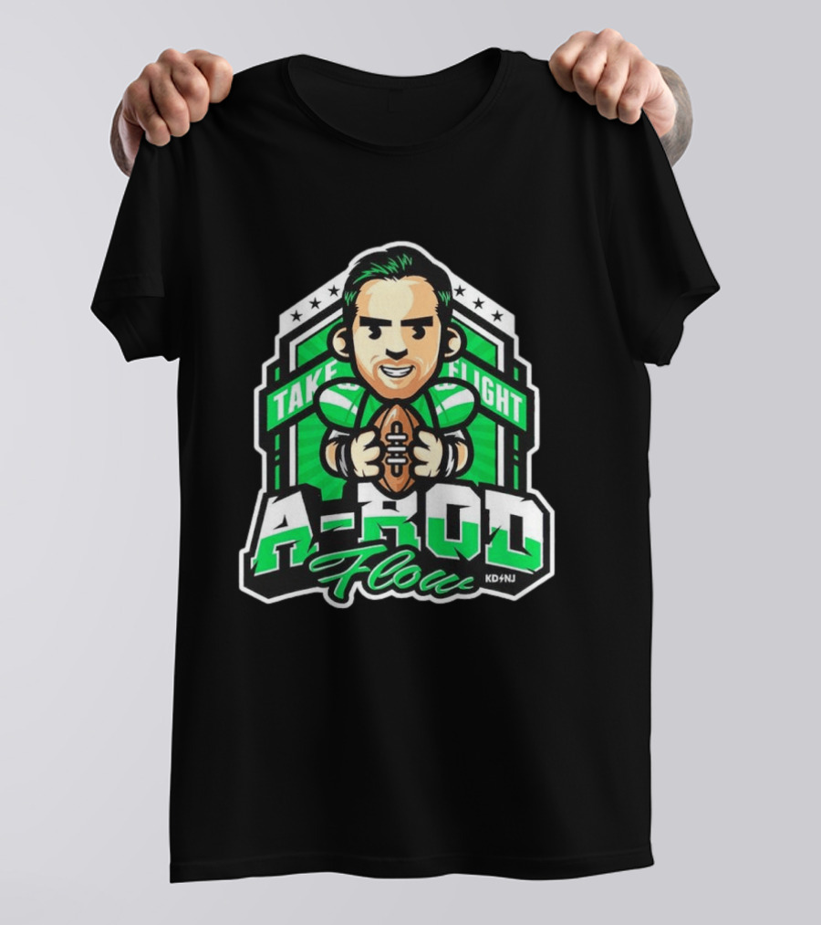 New York Jets Aaron Rodgers Take Flight A Rod Flow T-Shirt