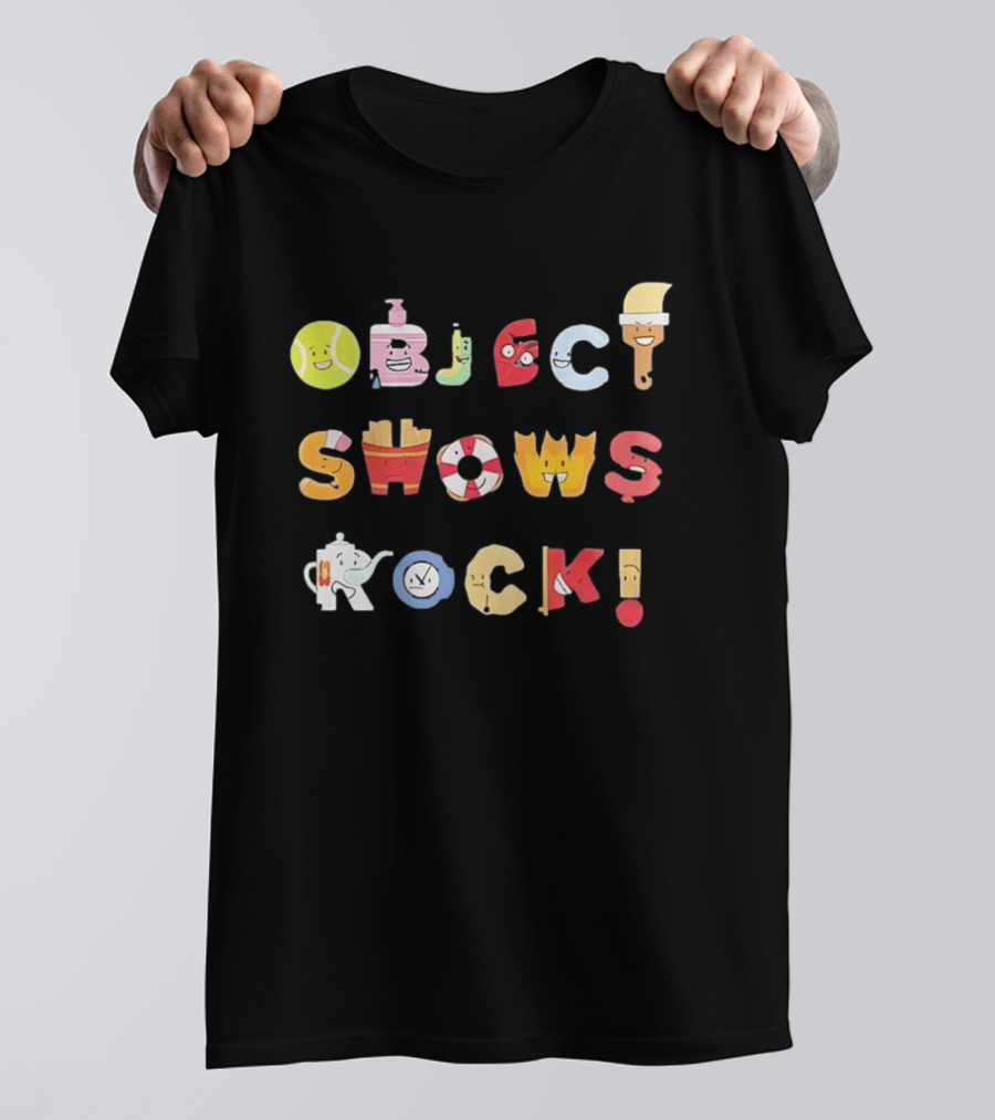 Object Shows Rock Tennis Paintbrush Emoji Toothpaste Balloon T-Shirt