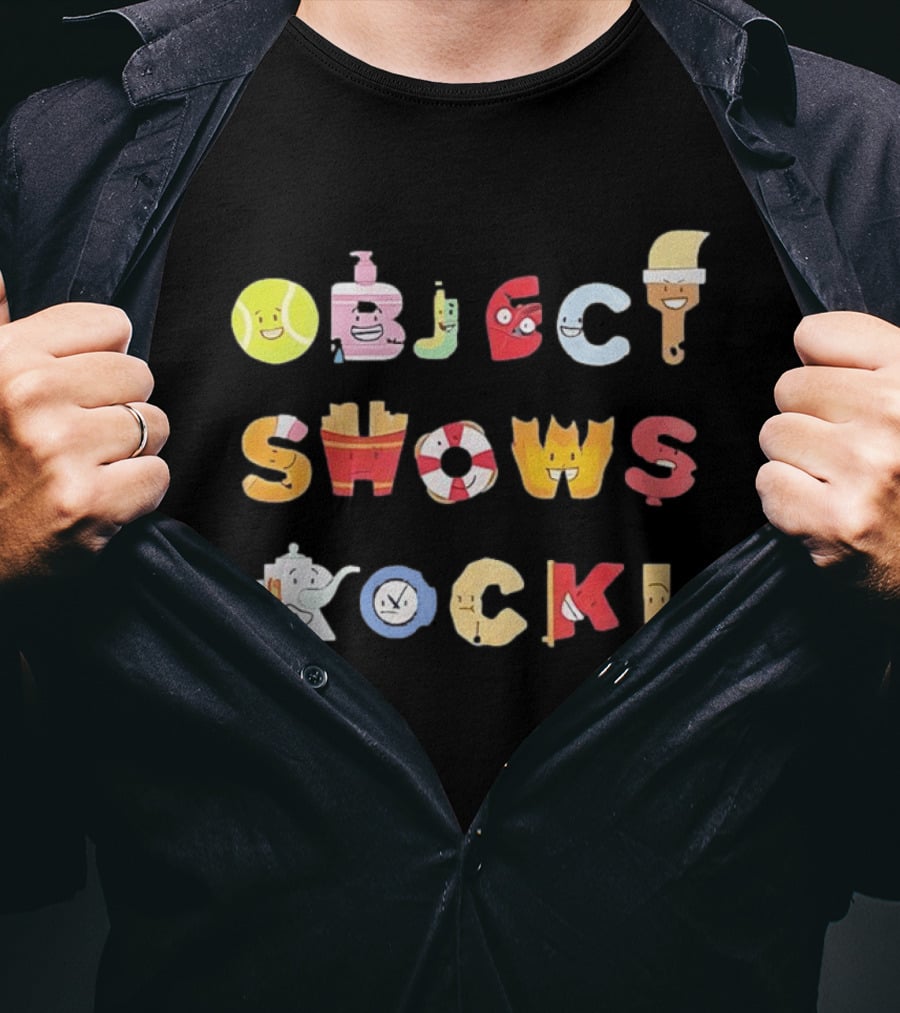 Object Shows Rock Tennis Paintbrush Emoji Toothpaste Balloon T-Shirt