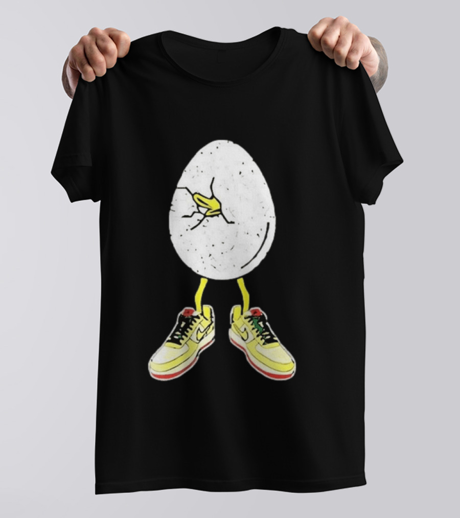 Oregon Football Fit For Flight Go Ducks Egg Cracked Sneakers Retro Nike T-Shirt