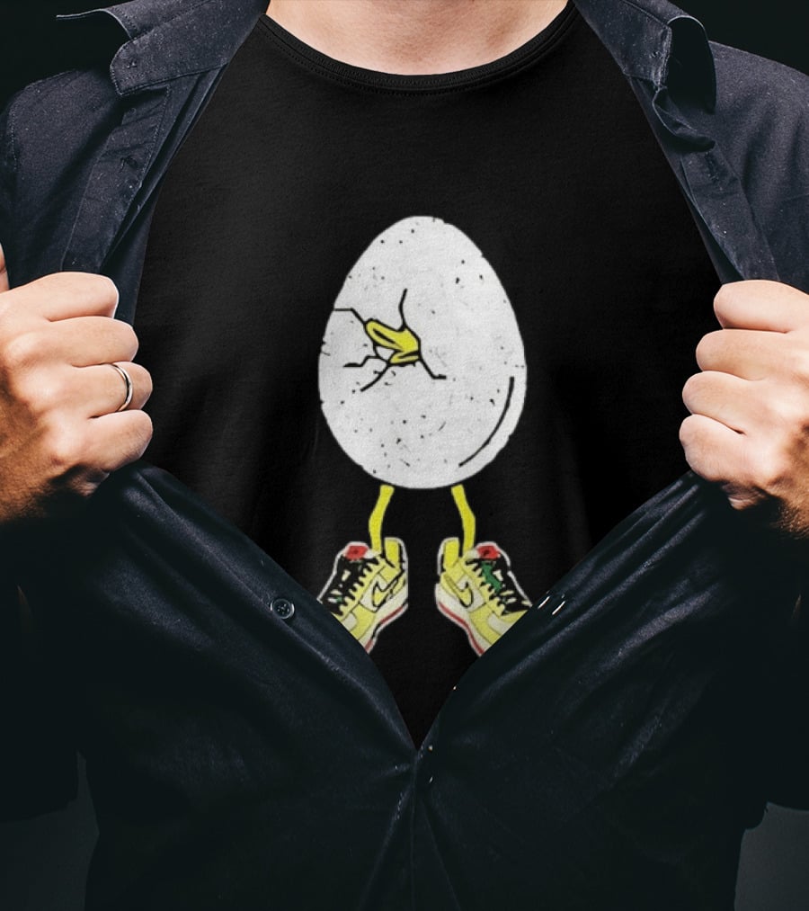 Oregon Football Fit For Flight Go Ducks Egg Cracked Sneakers Retro Nike T-Shirt
