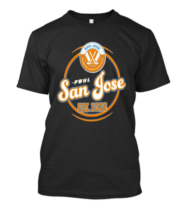 PWHL San Jose Professional Women's Hockey League Est. 2026 T-Shirt