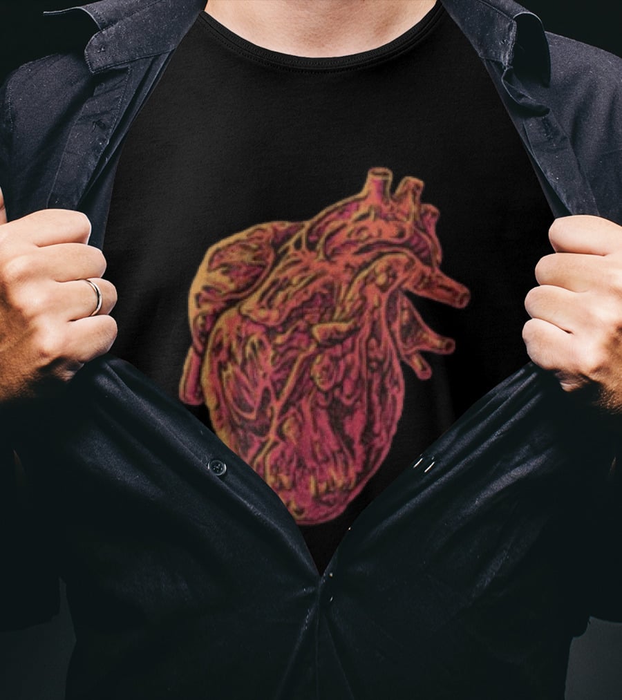 Rise Records The Acacia Strain Gravebloom Black Anatomical Heart T-Shirt