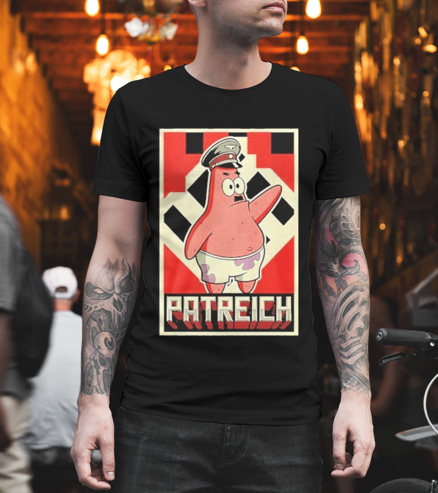 Sponge Patrick Hitler Star T-Shirt