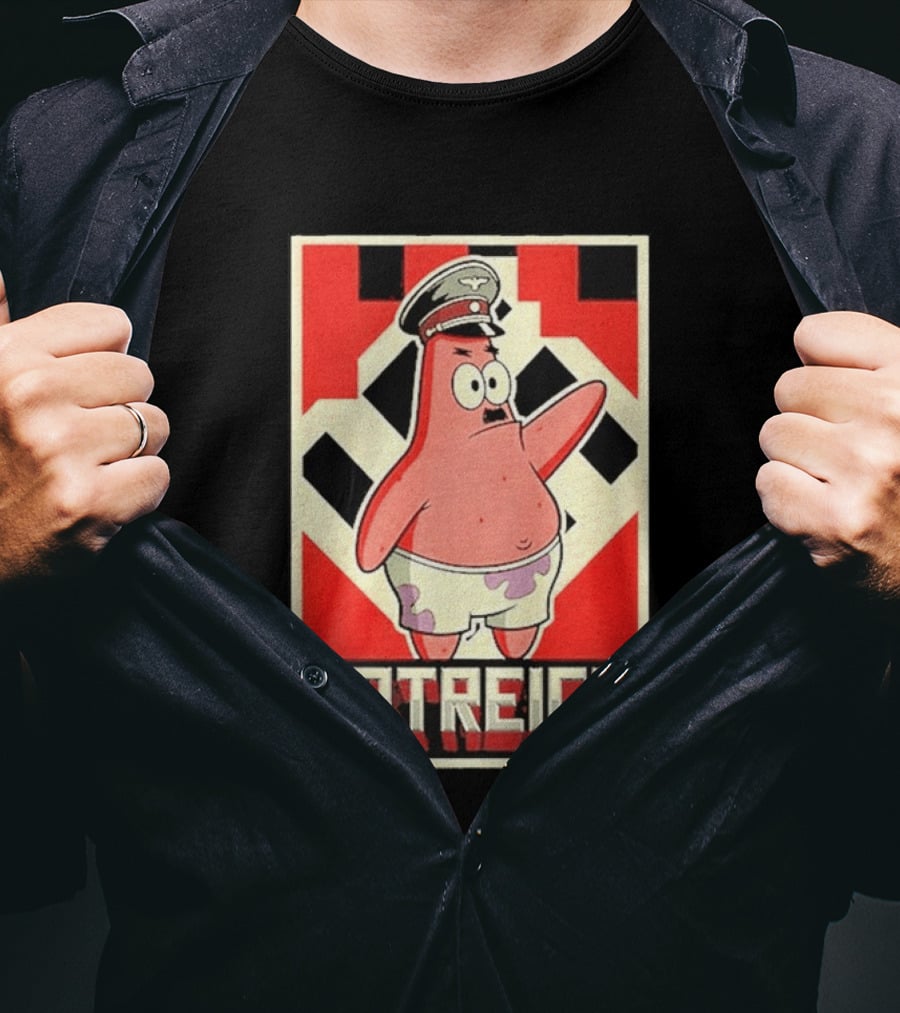 Sponge Patrick Hitler Star T-Shirt