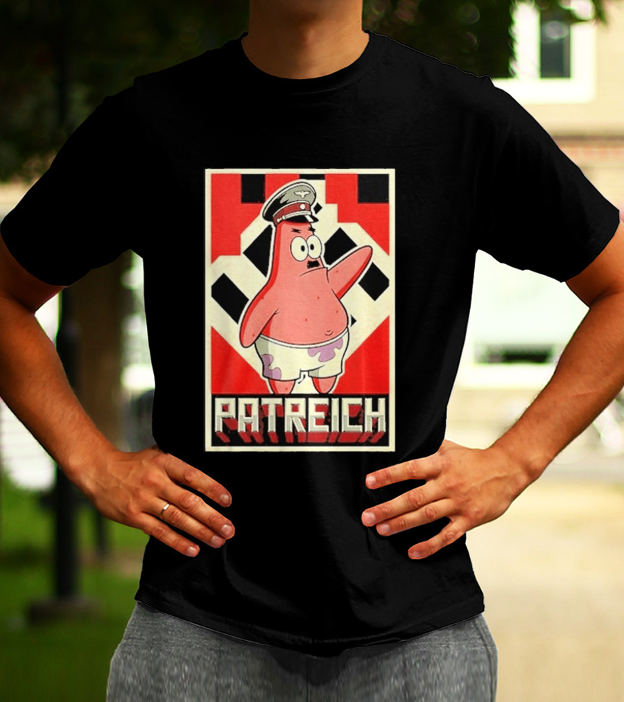 Sponge Patrick Hitler Star T-Shirt