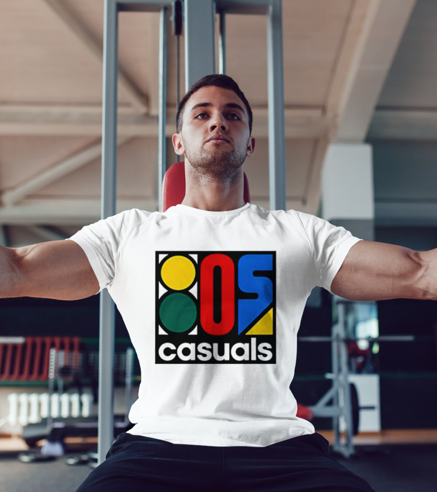 80s Casuals Retro Style Colorful Geometric Icon Collection T-Shirt