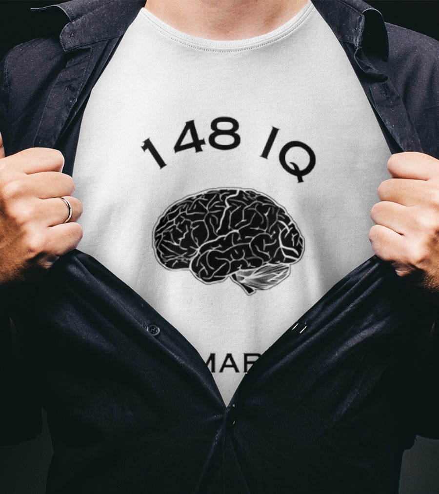 148 IQ Brain I'm Smart AF T-Shirt