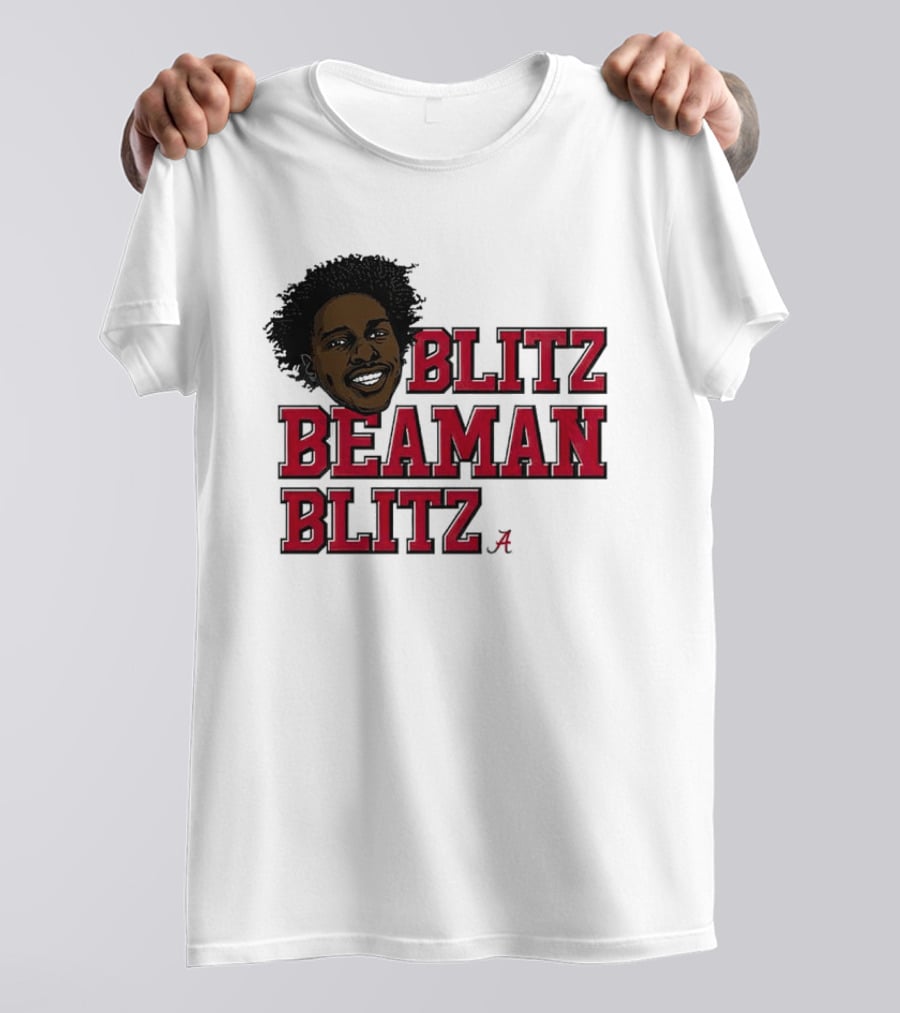 Alabama Crimson Tide Blitz Beaman Blitz Jeremiah Beaman T-Shirt