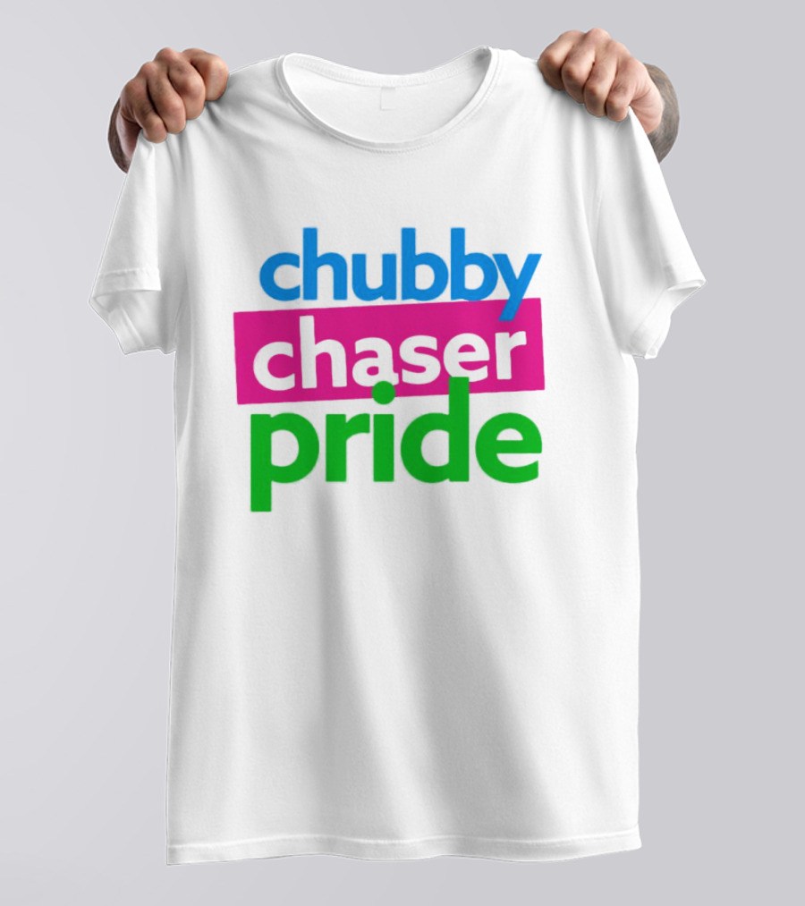 Chubby Chaser Pride Colorful T-Shirt