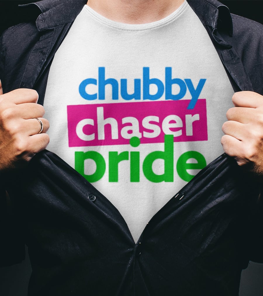 Chubby Chaser Pride Colorful T-Shirt