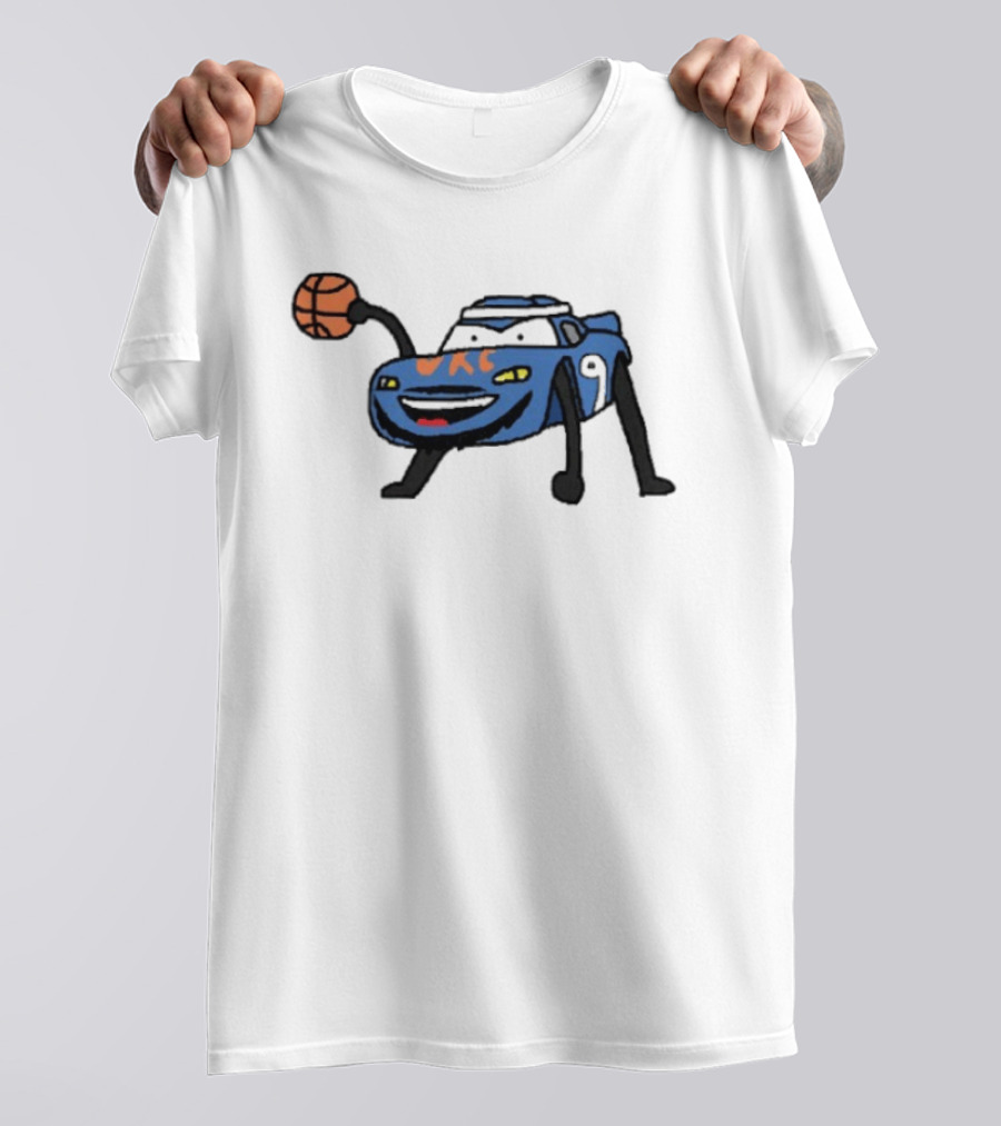 Alex Cars Russo Alex Caruso OKC Thunder Basketball Cartoon T-Shirt