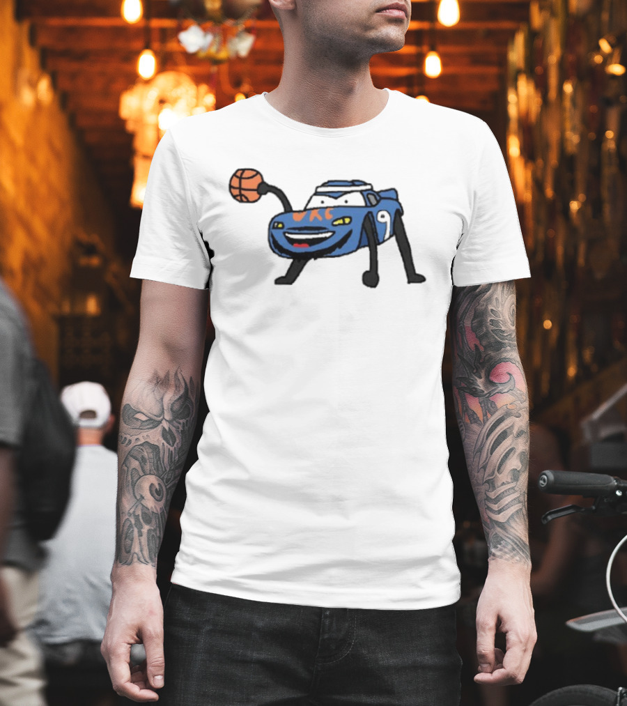 Alex Cars Russo Alex Caruso OKC Thunder Basketball Cartoon T-Shirt
