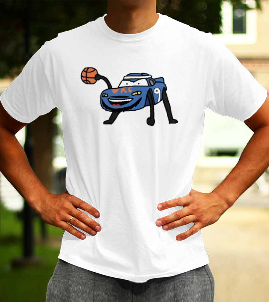 Alex Cars Russo Alex Caruso OKC Thunder Basketball Cartoon T-Shirt