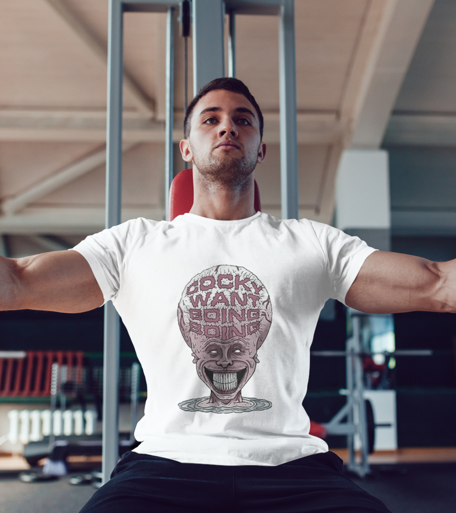 Cocky Want Boing Boing Meme Brain T-Shirt