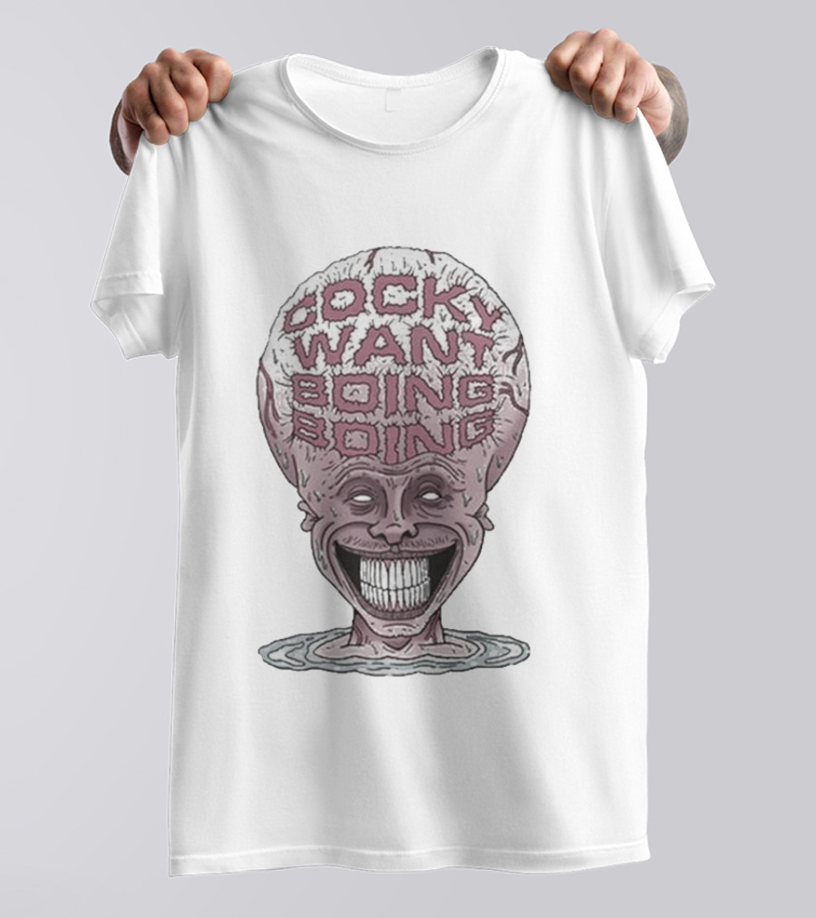 Cocky Want Boing Boing Meme Brain T-Shirt