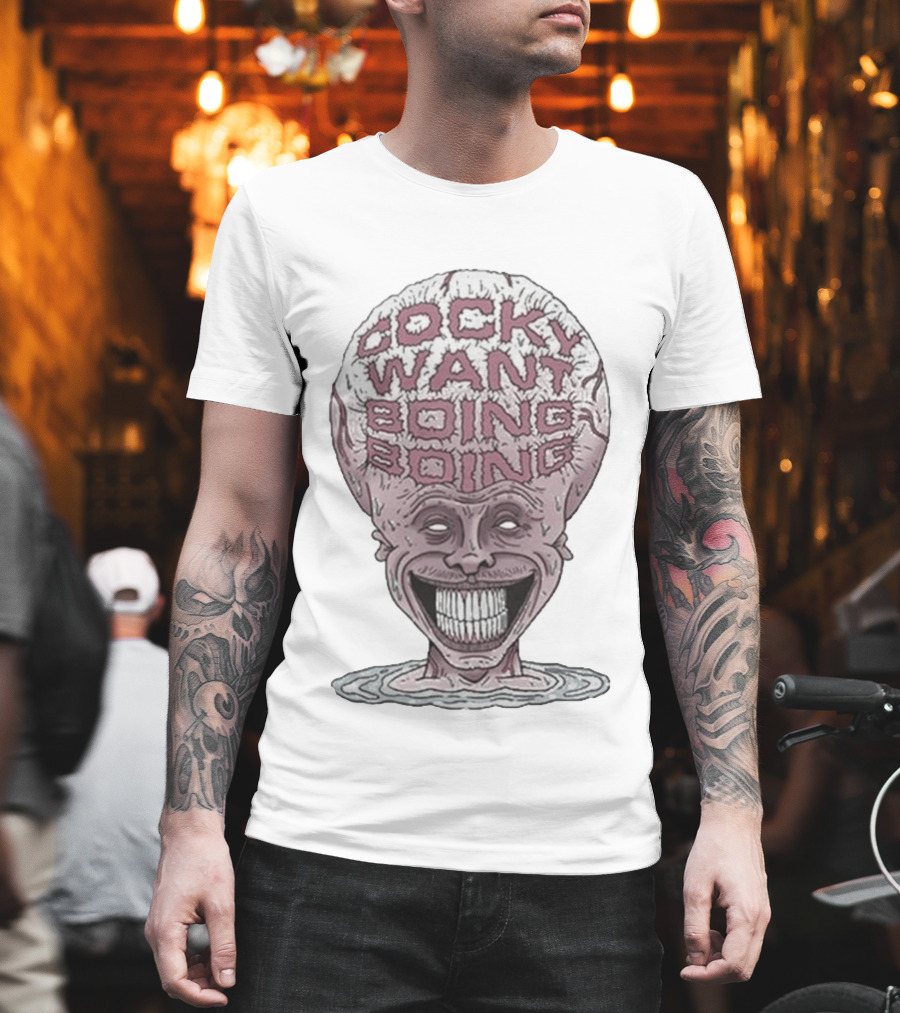 Cocky Want Boing Boing Meme Brain T-Shirt