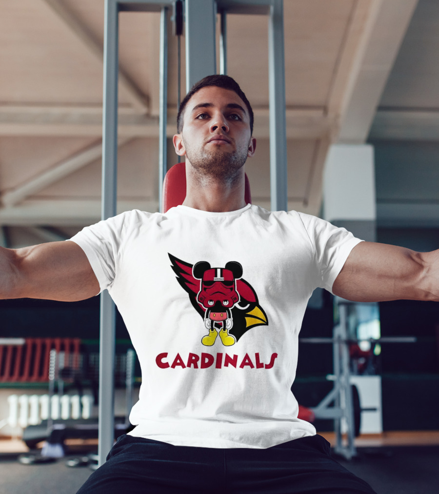 Arizona Cardinals Mickey Mouse Stormtrooper T-Shirt