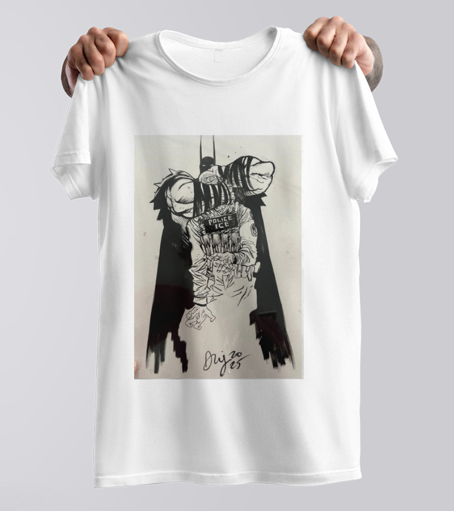 Awesome Absolute Batman Police ICE Daniel Warren Johnson DC Comics 2025 T-Shirt