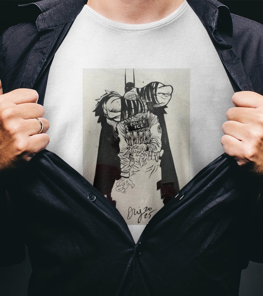 Awesome Absolute Batman Police ICE Daniel Warren Johnson DC Comics 2025 T-Shirt