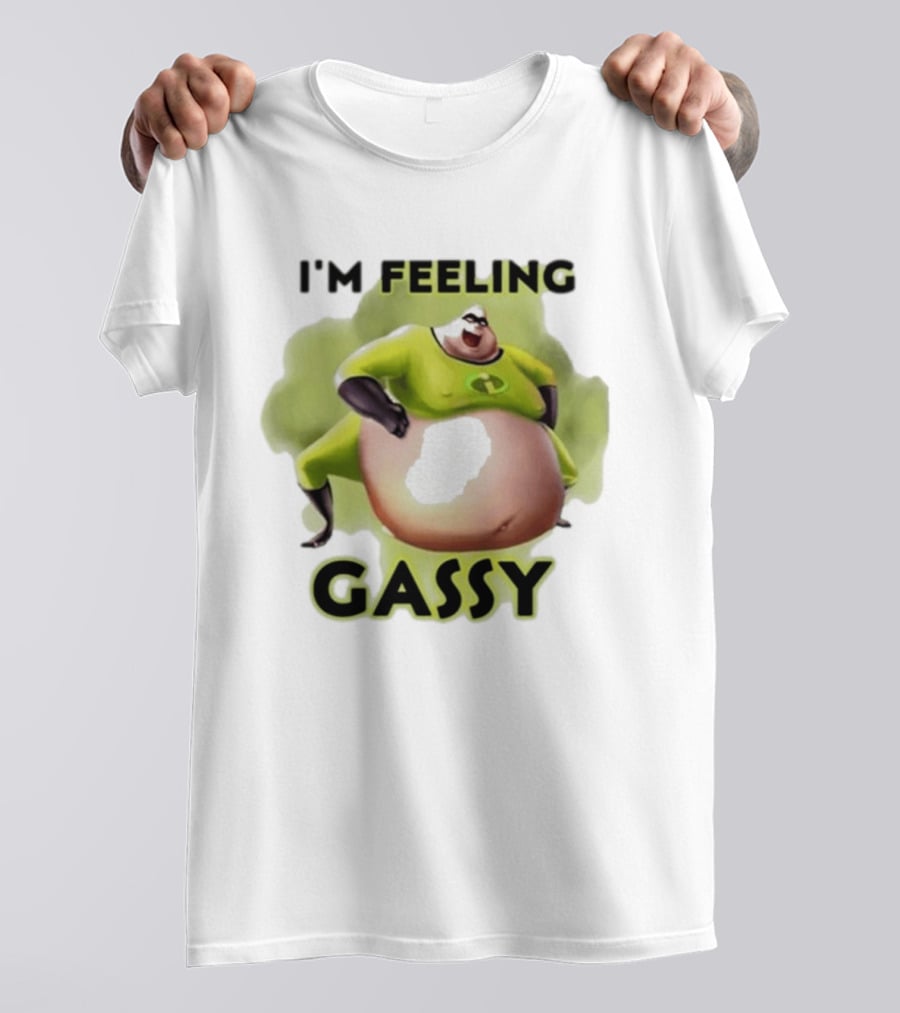 I'm Feeling Gassy Superhero Parody 2025 T-Shirt