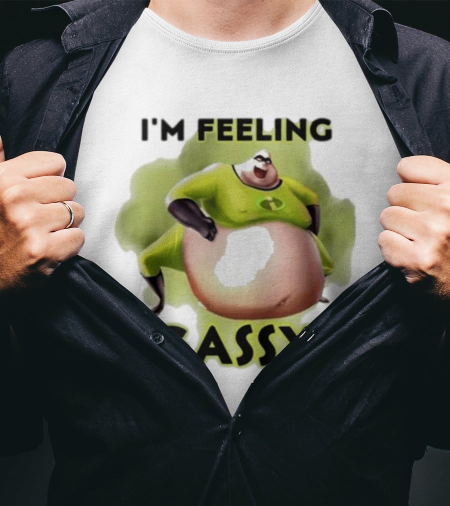 I'm Feeling Gassy Superhero Parody 2025 T-Shirt