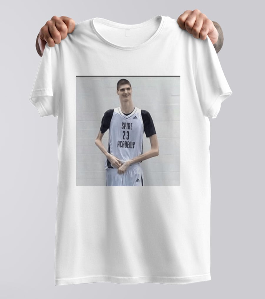 Spire Academy 23 Robert Bobroczkyi Basketball T-Shirt