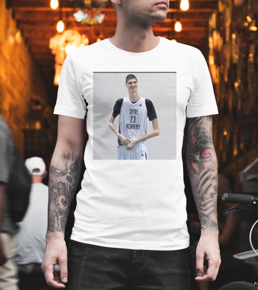 Spire Academy 23 Robert Bobroczkyi Basketball T-Shirt