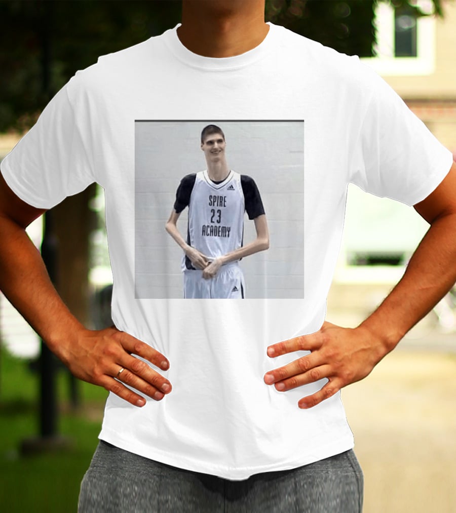 Spire Academy 23 Robert Bobroczkyi Basketball T-Shirt