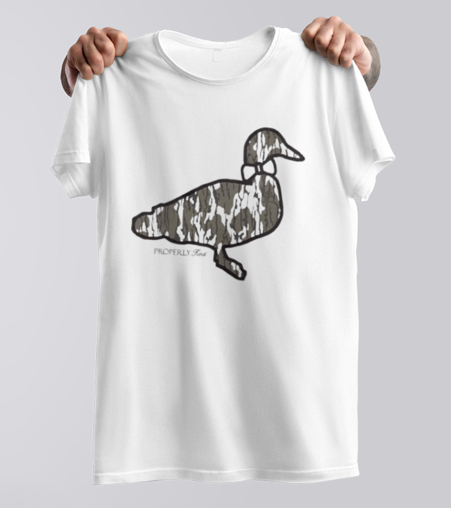 Duck Silhouette Camo Wildlife T-Shirt