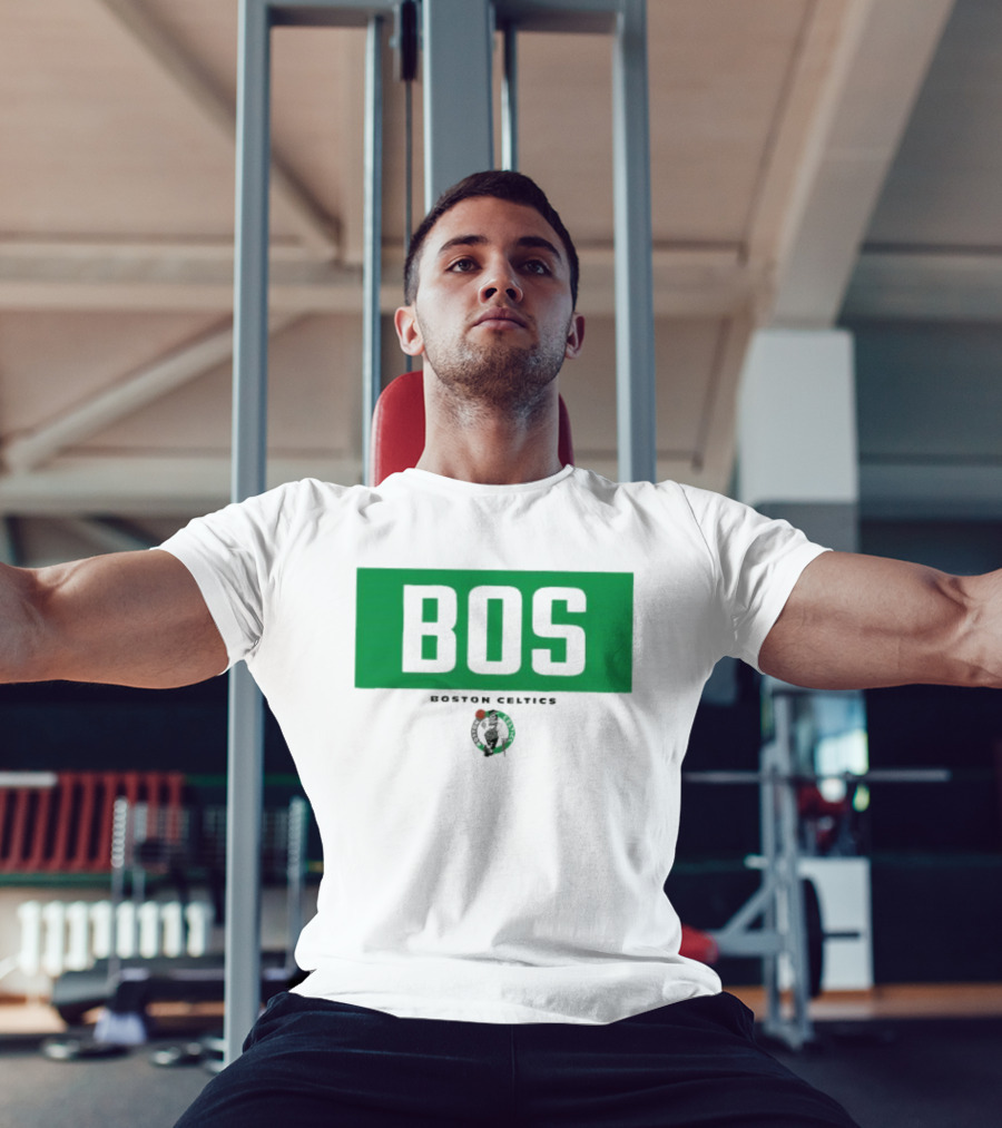 Boston Celtics BOS Crossbar NBA Basketball T-Shirt