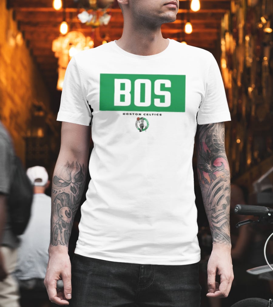 Boston Celtics BOS Crossbar NBA Basketball T-Shirt