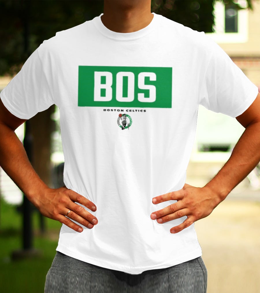 Boston Celtics BOS Crossbar NBA Basketball T-Shirt