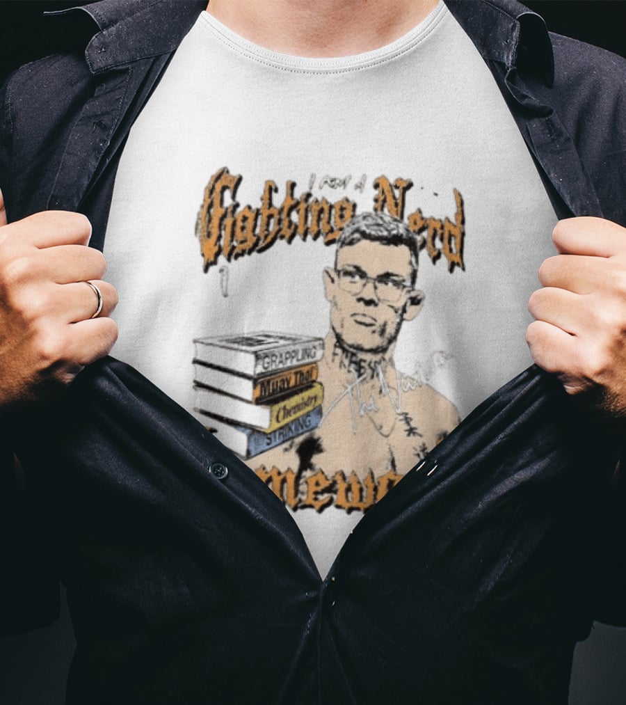 Caio Borralho Fighting Nerd Grappling Muay Thai Chemistry Homework Natural MMA T-Shirt