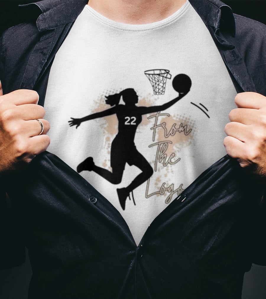Caitlin Clark 22 Basketball From The T-Shirt